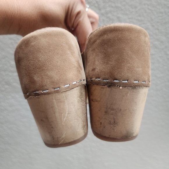 Soft brown lace up Sangens clogs size 37 - Picture 9 of 11